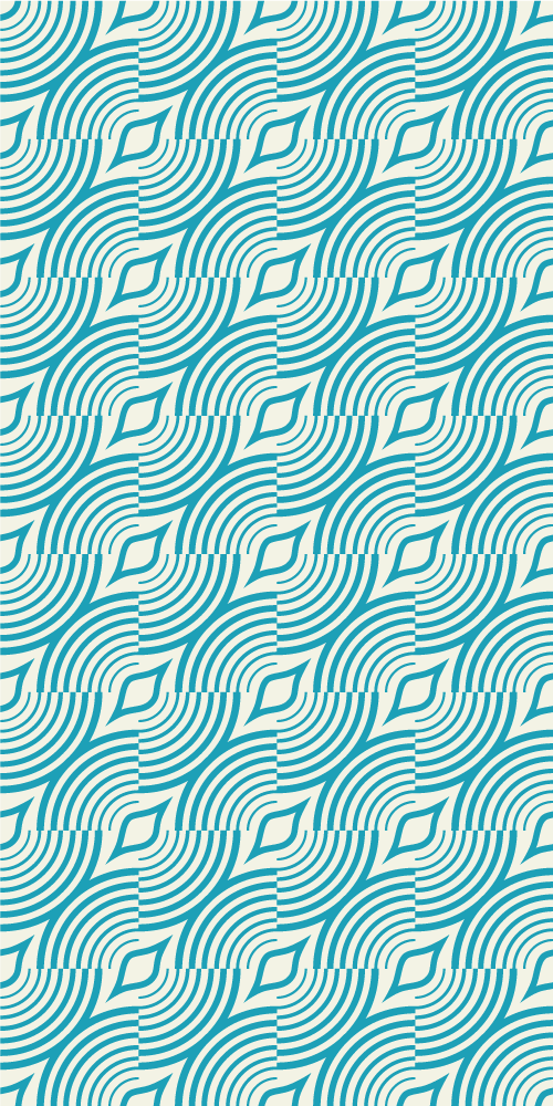 Vinyl teppich bad mit blauem seemuster - TenStickers