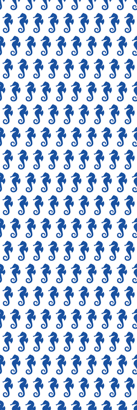 Vinyl teppich bad seepferdchen dusche - TenStickers