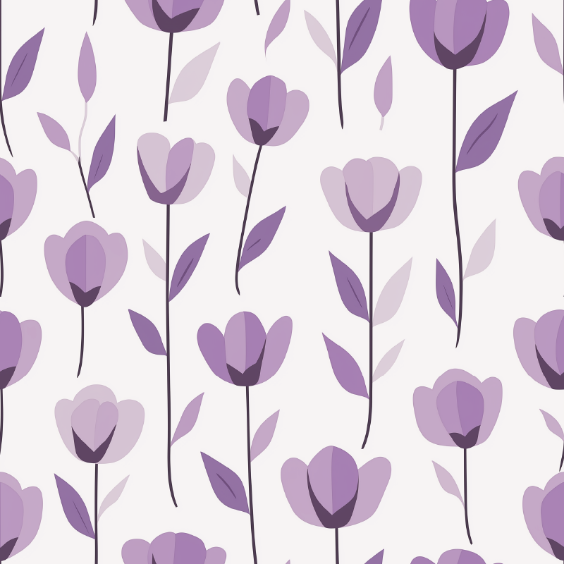 Vinyl teppich küche mit blumenmuster design - TenStickers