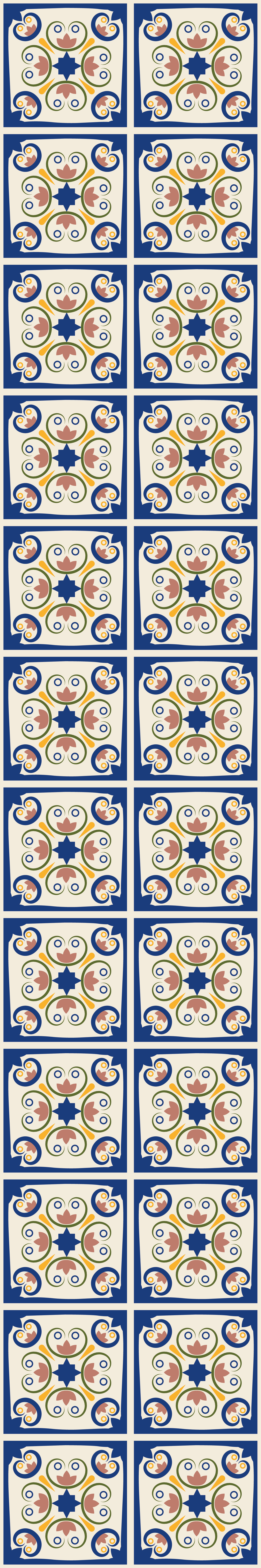 Vinyl teppich küche mit rosa blumen portugiesisch - TenStickers