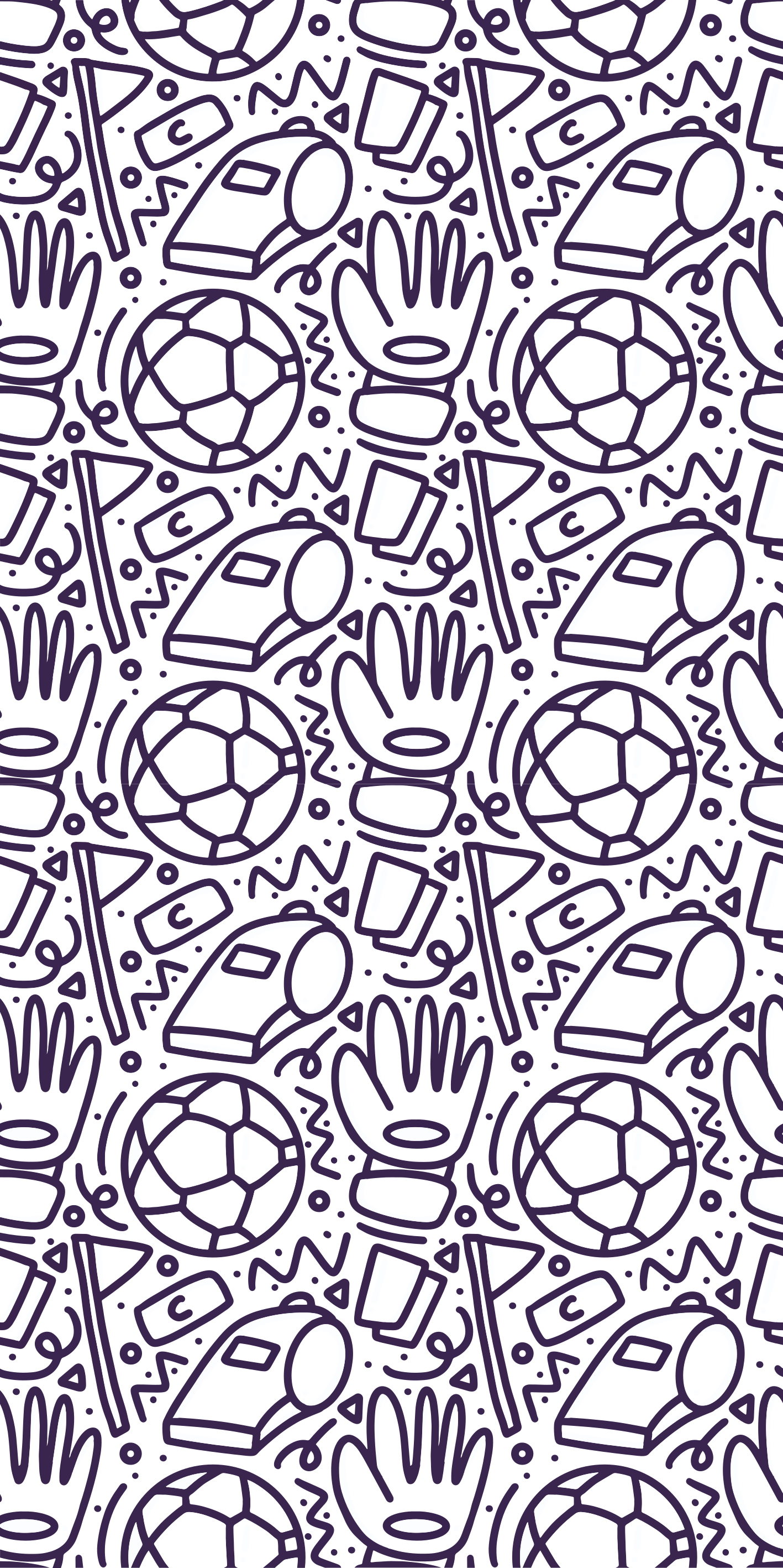 Vinyl teppich schlafzimmer sport kritzel-design - TenStickers