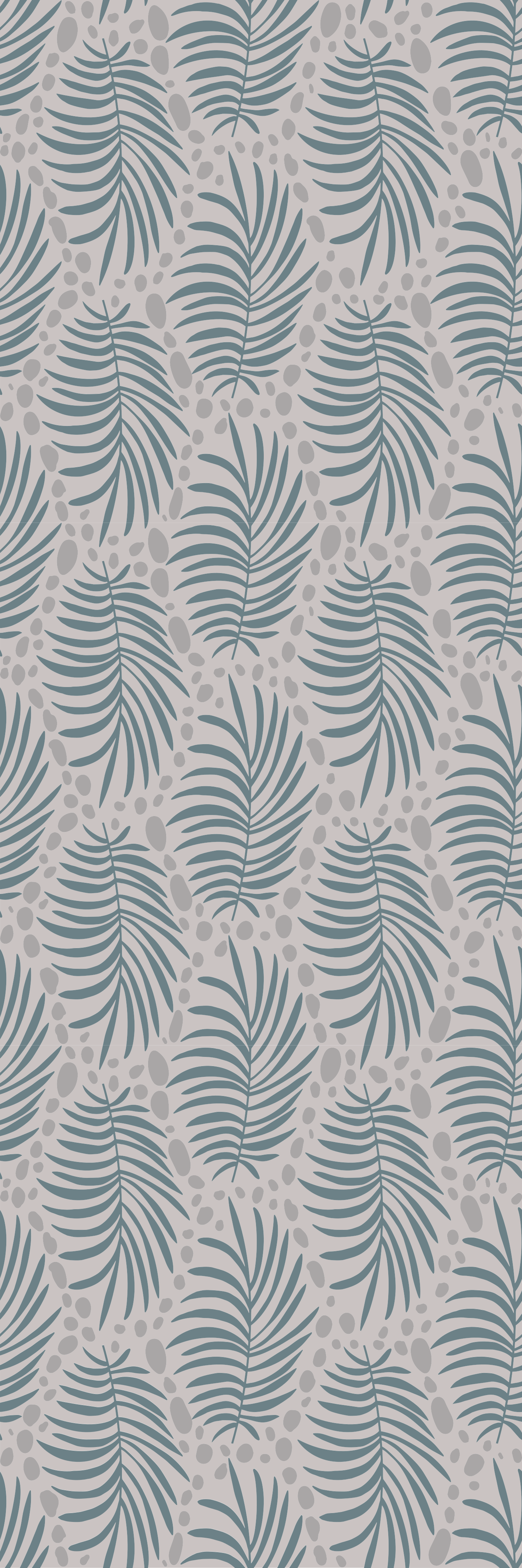 Vinyl teppich schlafzimmer tropical blau hamptons muster - TenStickers