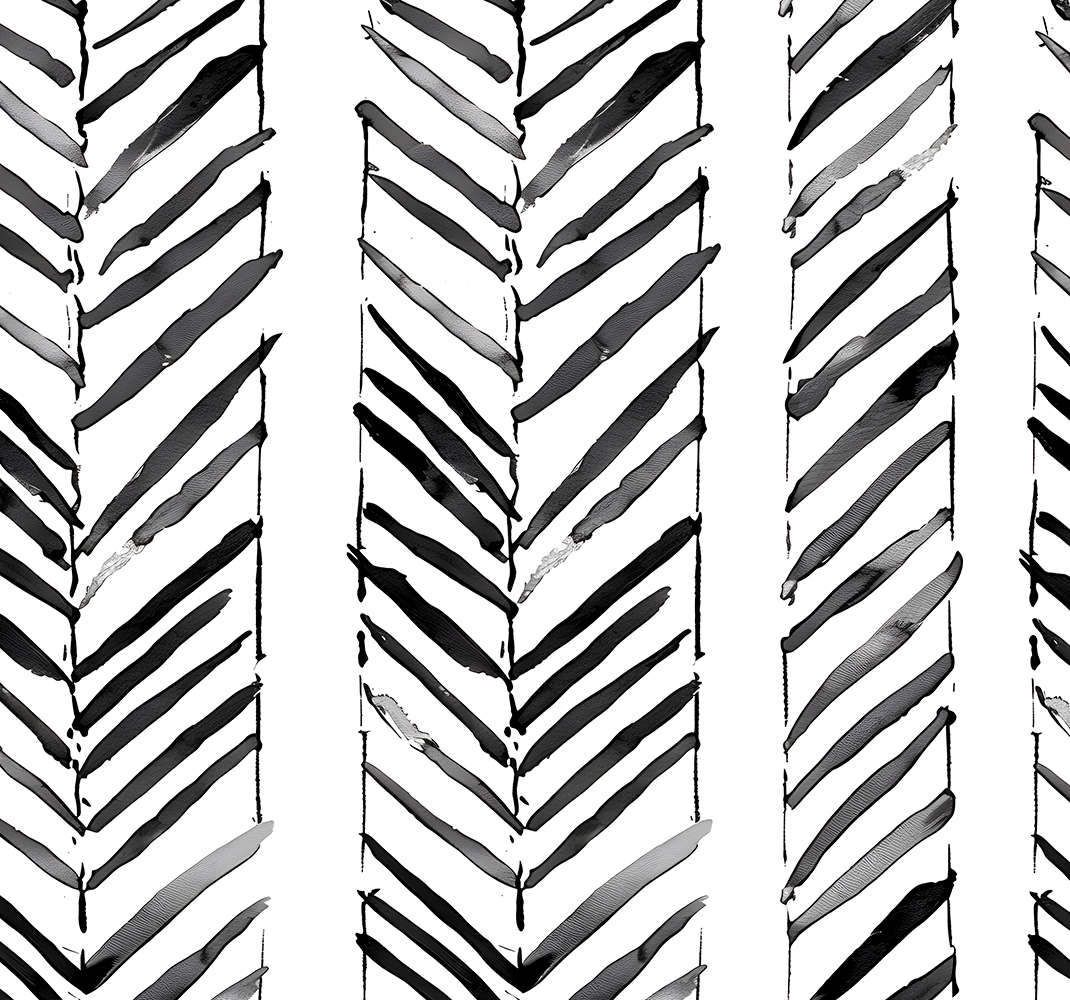 Vinyl teppich büro mit schwarz-weißem geometrischem design - TenStickers