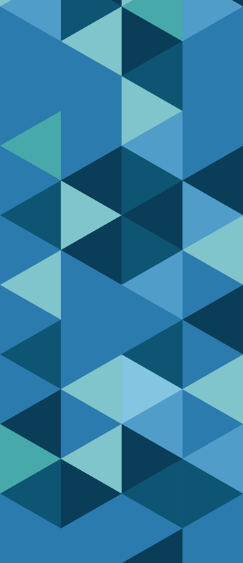 Vinyl teppich schlafzimmer geometrische quadrate blau - TenStickers
