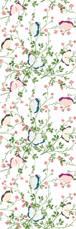 Vinyl teppich schlafzimmer aquarell fantasie - TenStickers