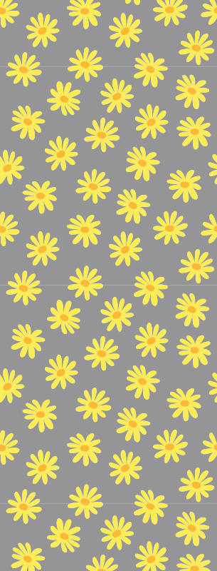 Vinyl teppich schlafzimmer pantone calendula farbe - TenStickers