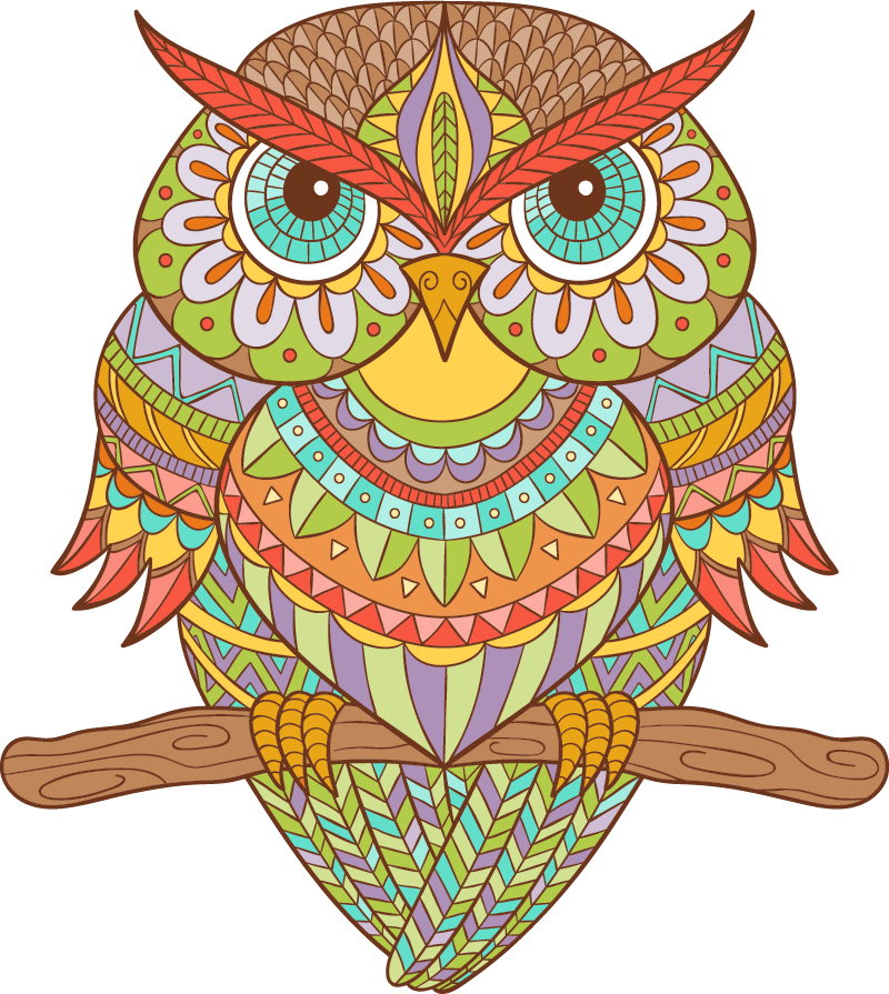Vinyl teppich schlafzimmer ave huichol design - TenStickers