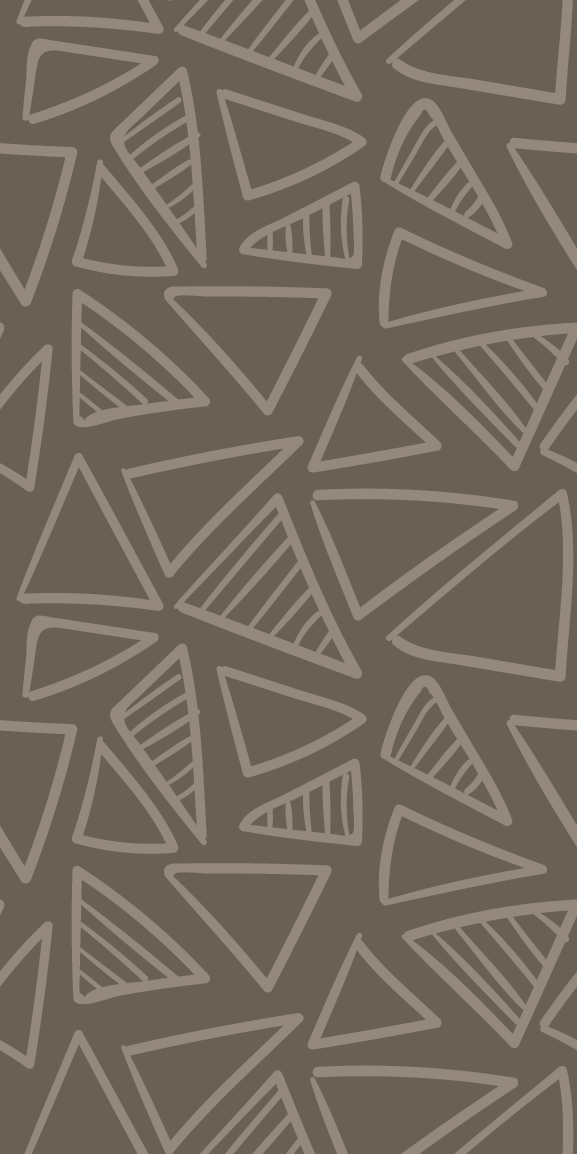 Vinyl teppich nordisch braunes dreiecksdesign - TenStickers