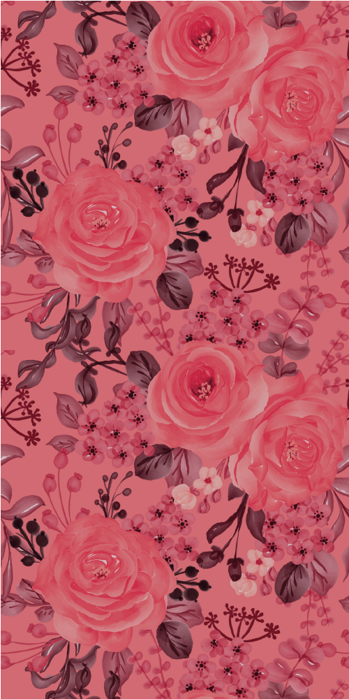 Vinyl teppich natur harmonie blumen - TenStickers