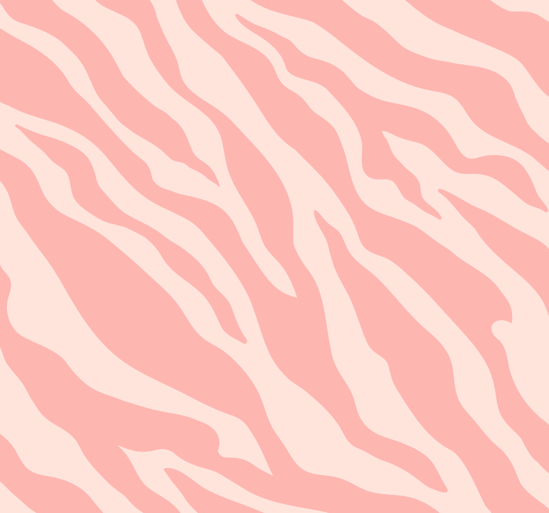 Vinyl teppich tiere im pinken zebra-design - TenStickers