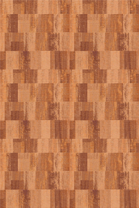 Vinyl teppich textur terrakotta quadrat muster - TenStickers