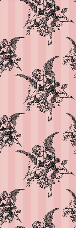 Vinyl teppich vintage im toile jouy design - TenStickers