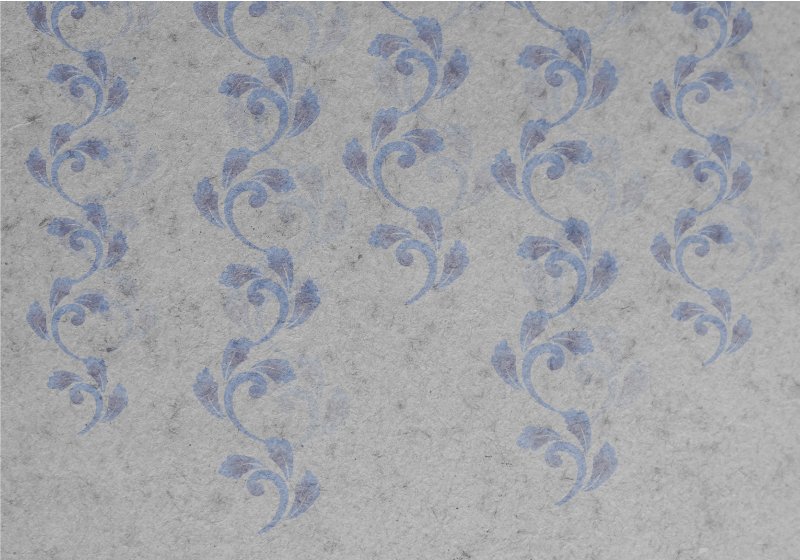 Vinyl teppich vintage aquarell efeu - TenStickers