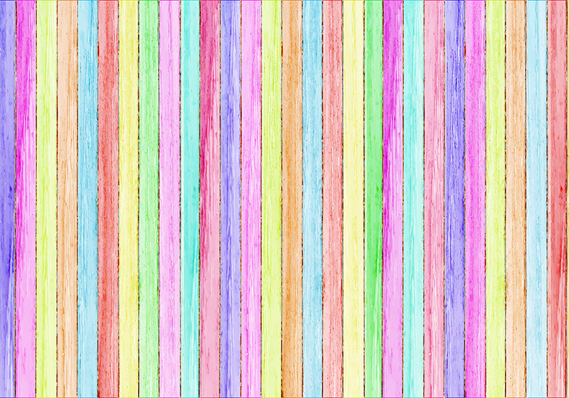 Vinyl teppich textur farbige holzplanken - TenStickers