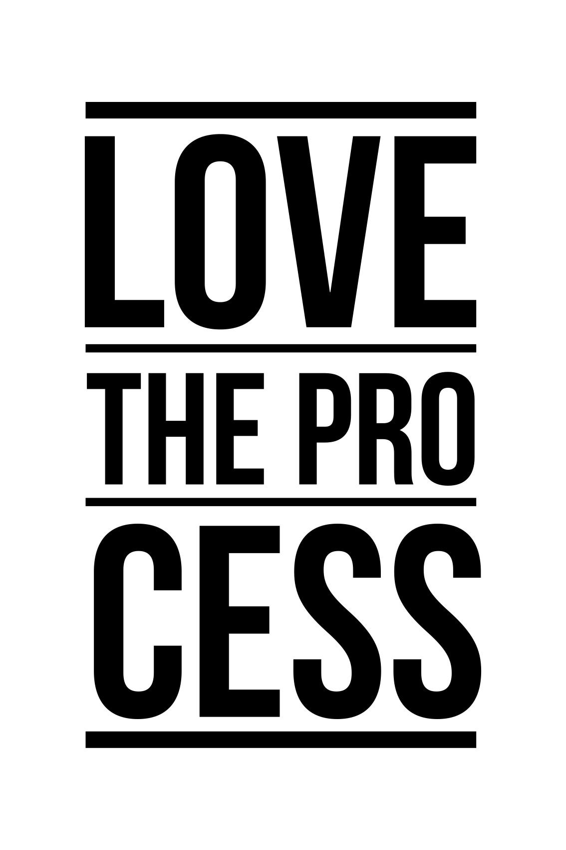 Vinyl teppich spruch liebe den prozess text - TenStickers