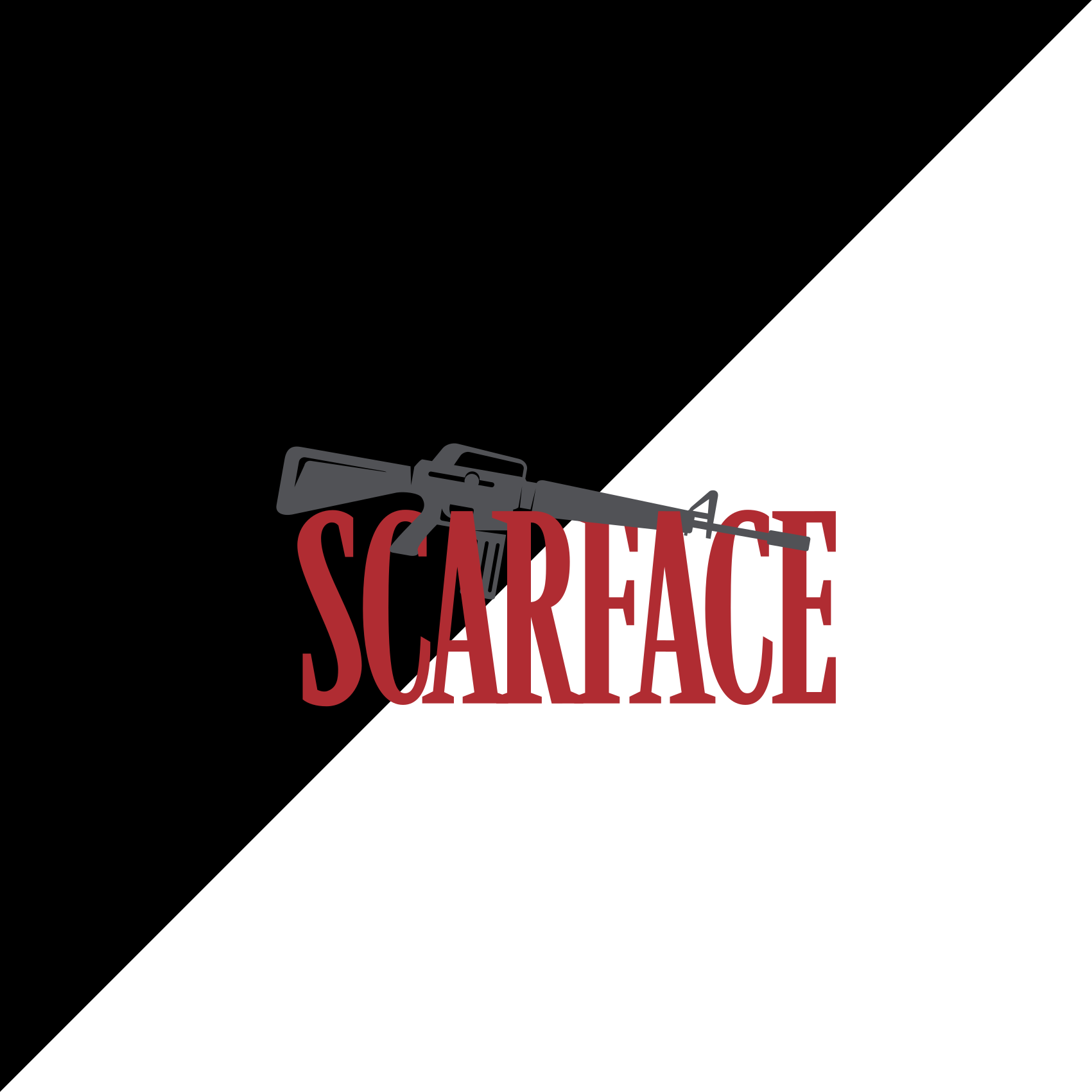 Vinyl teppich spruch scarface filmmotiv mit text - TenStickers