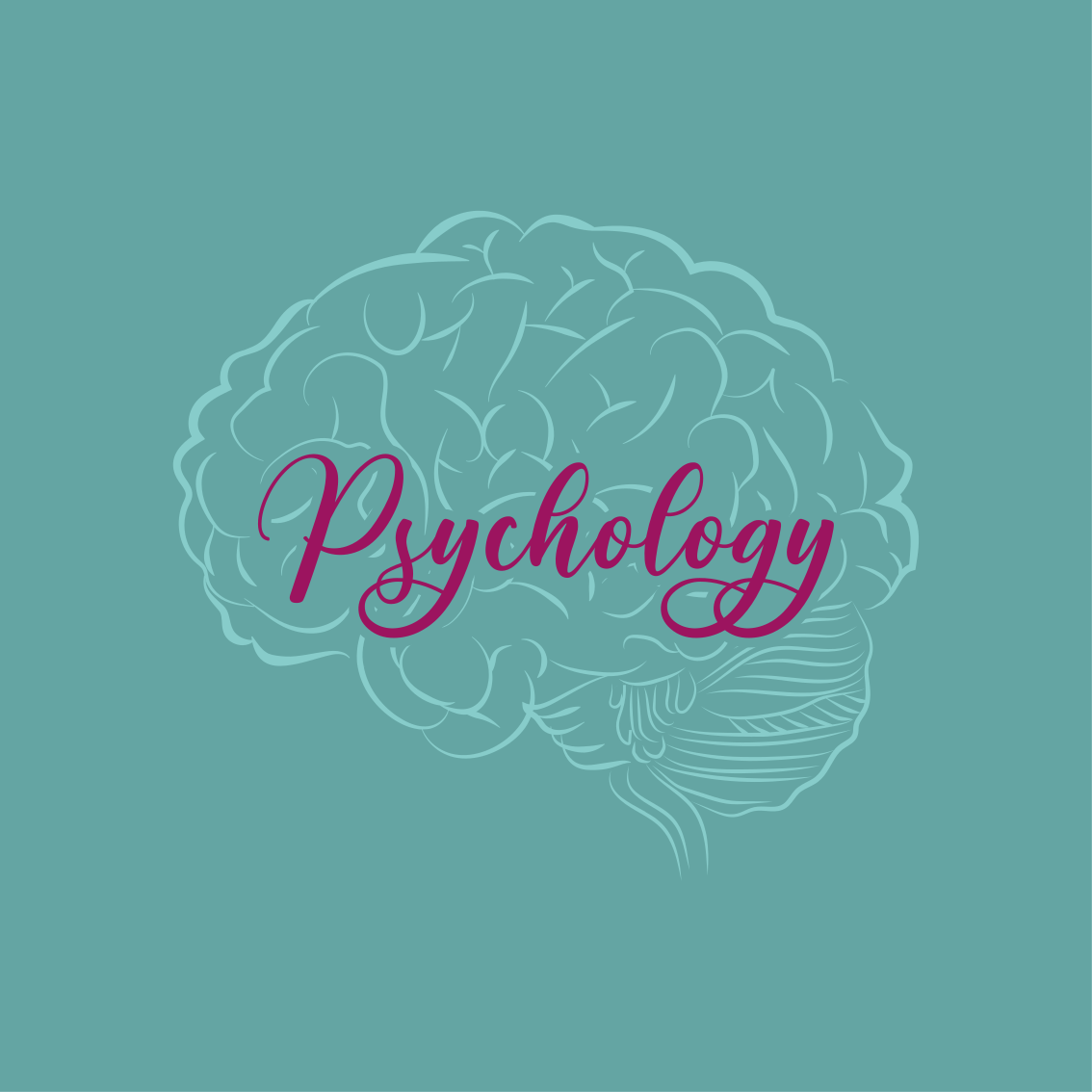 Vinyl teppich spruch gehirn der psychologie - TenStickers