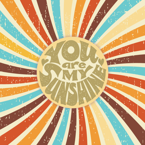 Vinyl teppich spruch du bist mein sonnenschein - TenStickers
