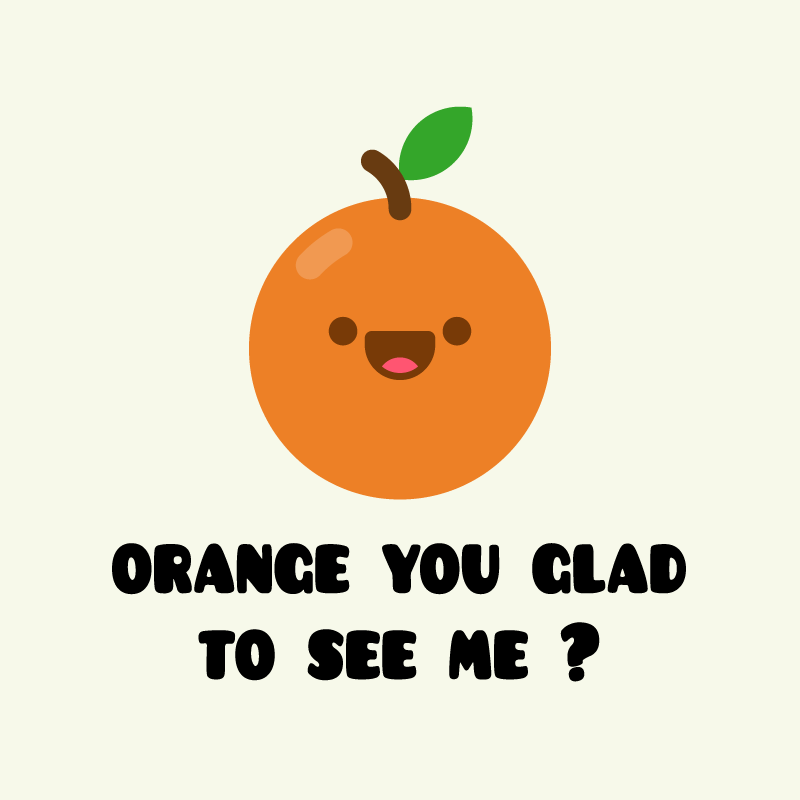 Vinyl teppich spruch lustiger spruch mit orange - TenStickers