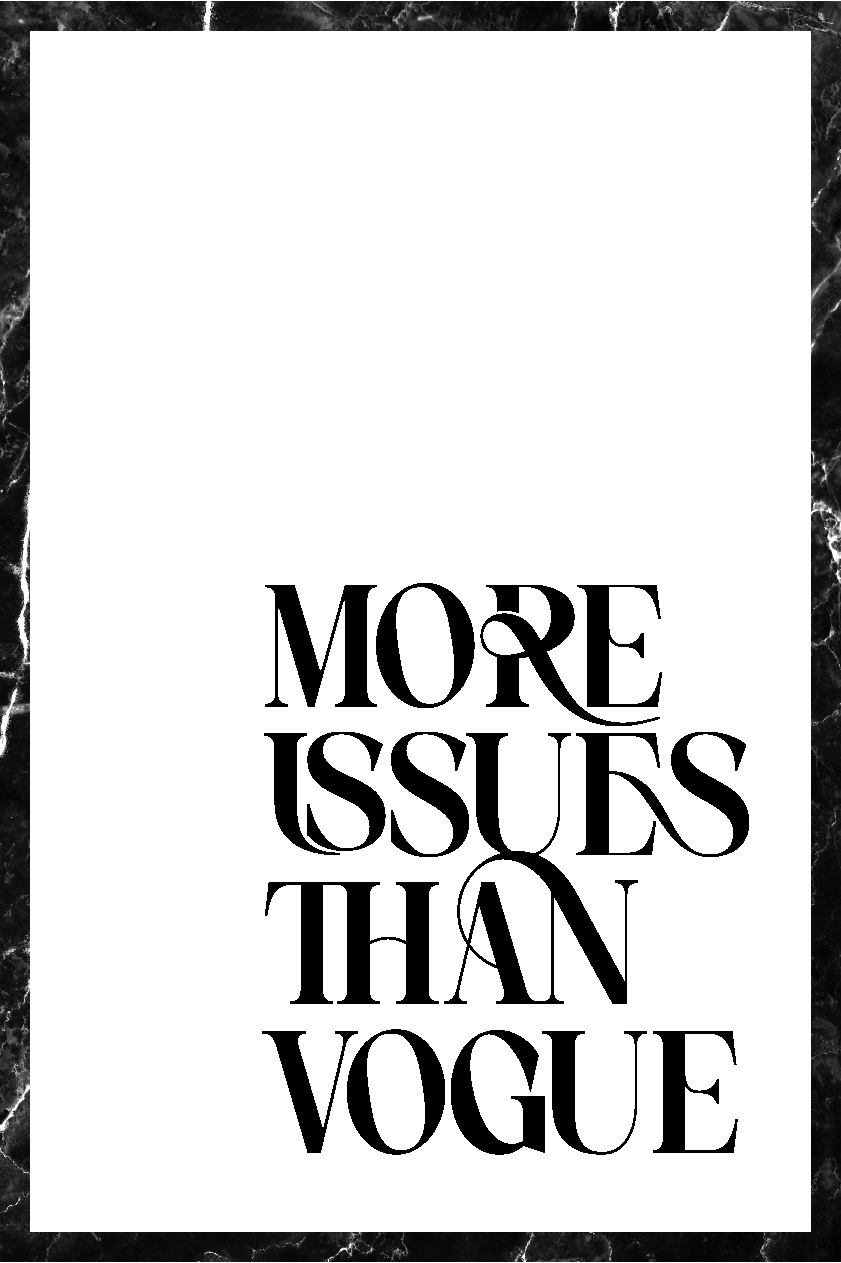 Vinyl teppich spruch mehr probleme als vogue - TenStickers