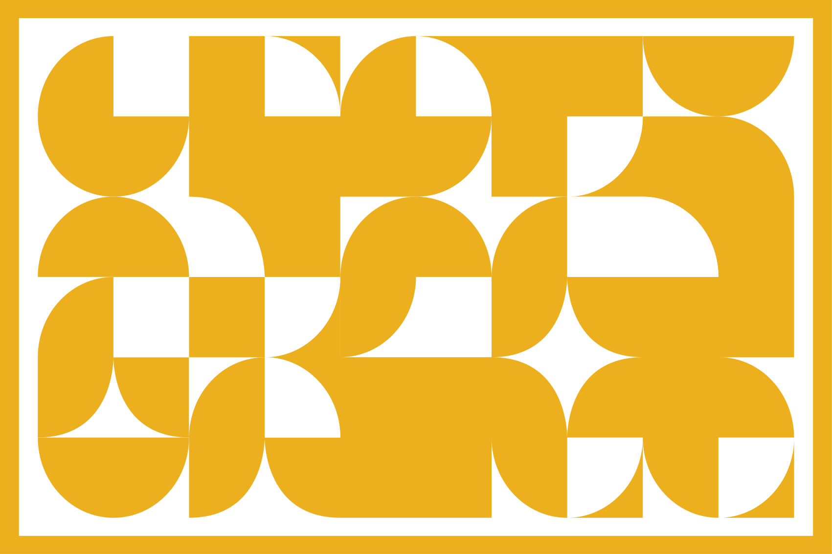 Vinyl teppich geometrisch gelbes kreisdesign - TenStickers
