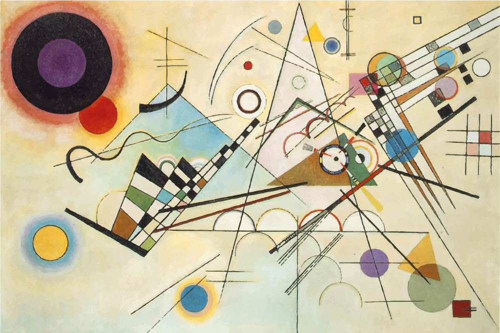 Vinyl teppich geometrisch mit atemberaubender kunst - TenStickers