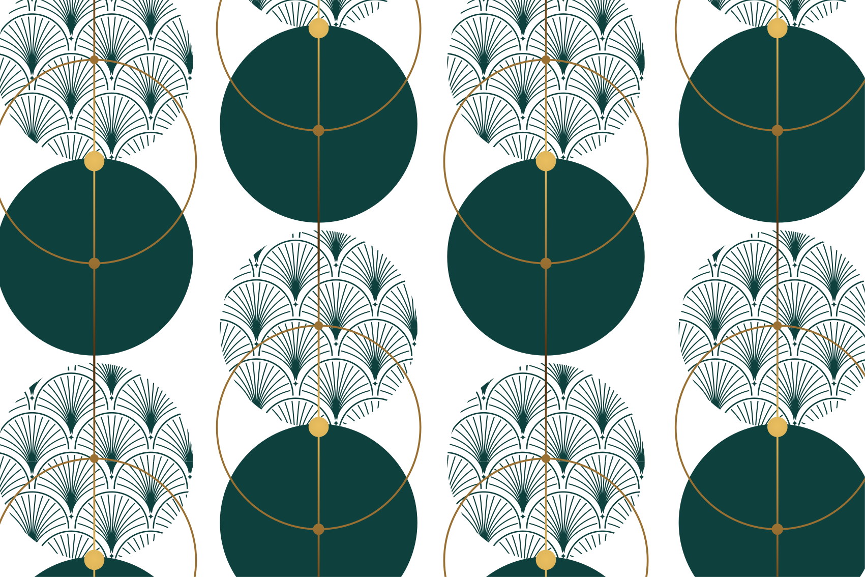 Vinyl teppich geometrisch im glamour stil - TenStickers