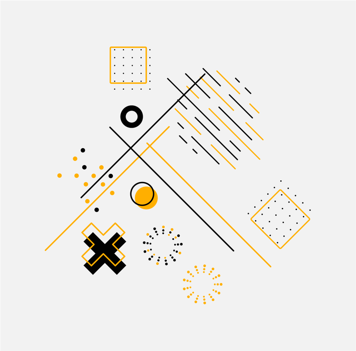Vinyl teppich geometrisch konzentrische kreise - TenStickers