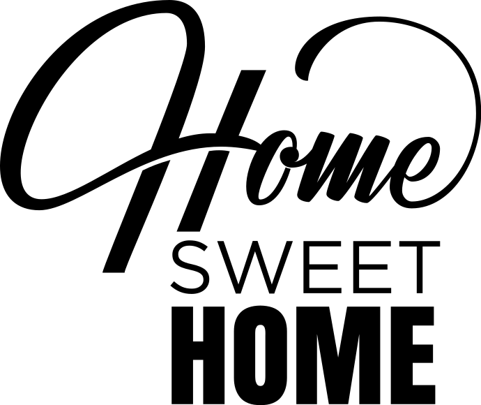Vinyl teppich eingang home sweet home aufkleber 1 - TenStickers