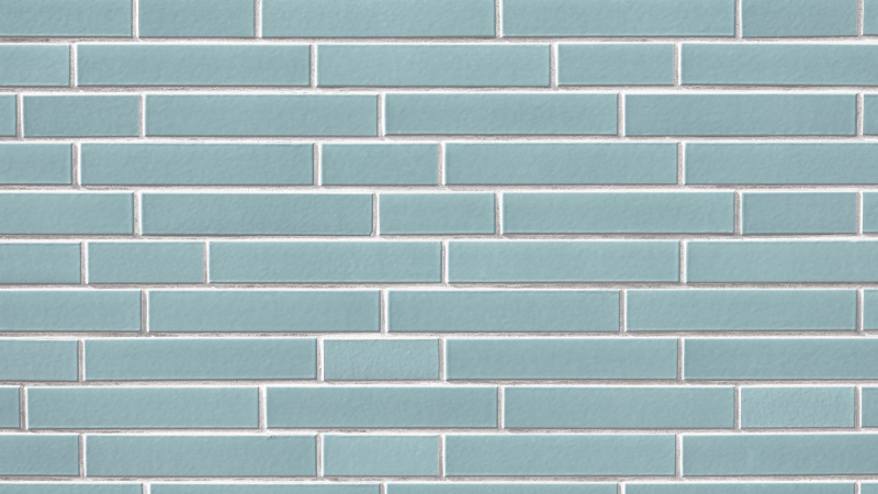 Vinyl teppich eingang hellblaues ziegelmuster - TenStickers