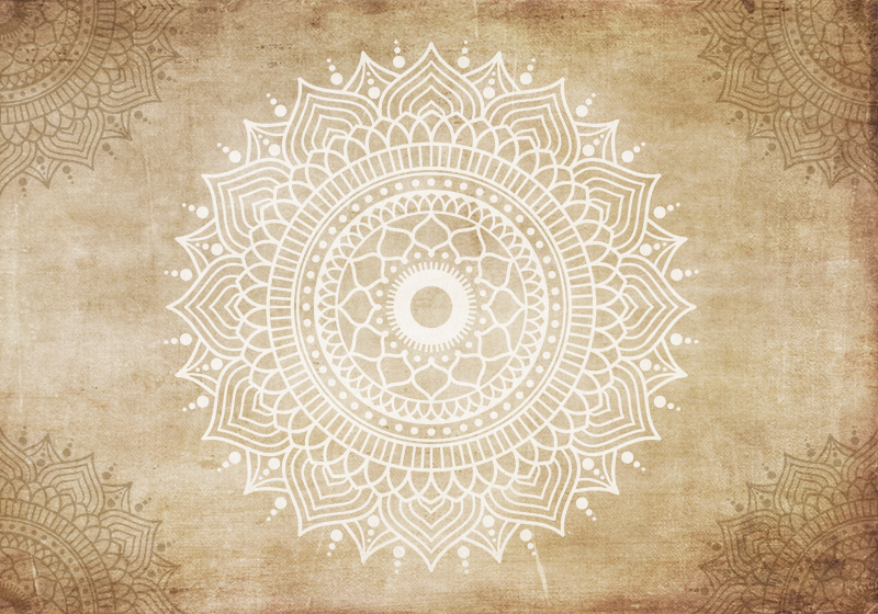 Vinyl teppich beige mit alter papierstruktur - TenStickers
