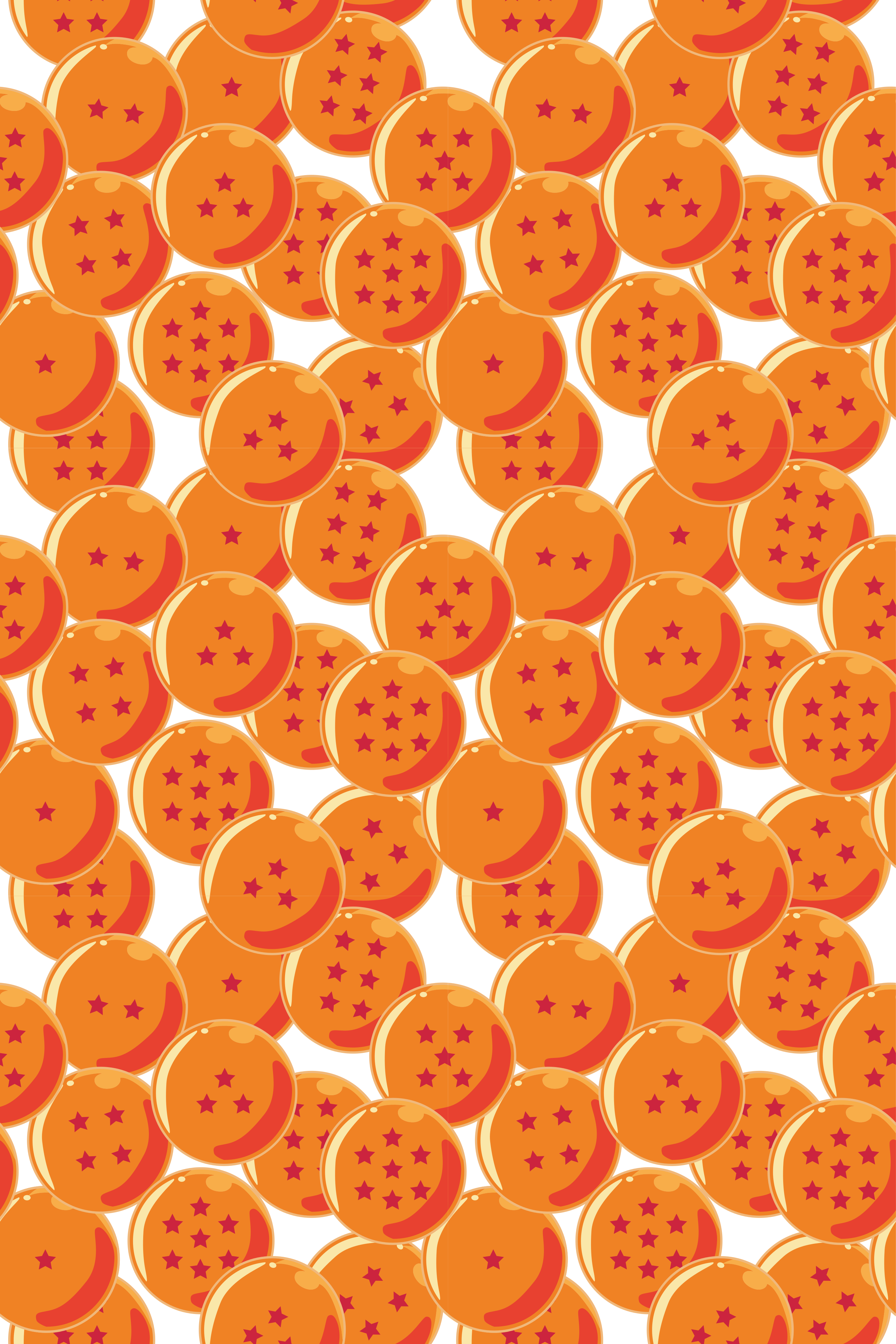 Vinyl teppich orange dragon balls - TenStickers