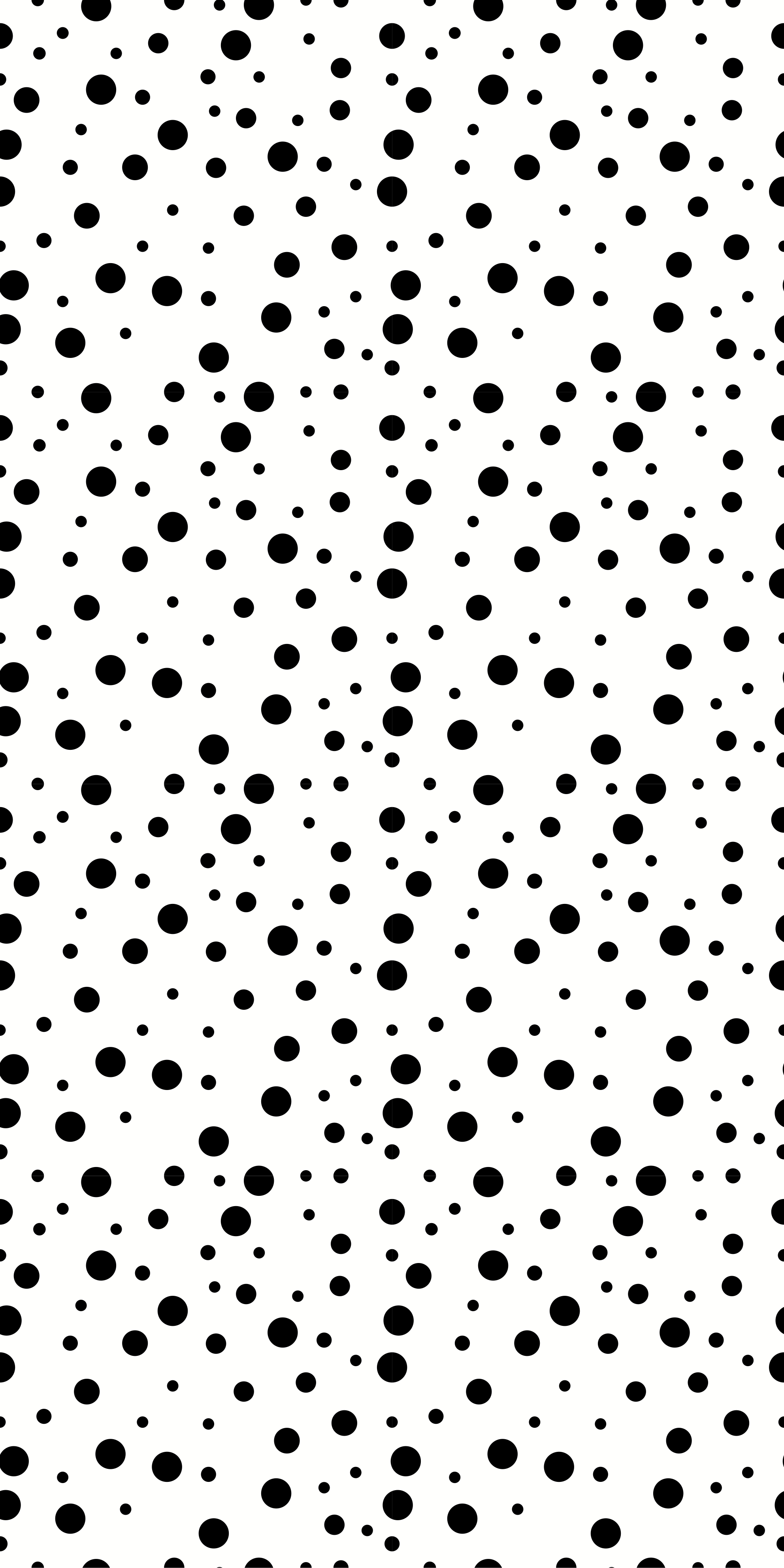 Vinyl teppich schwarz mit schwarzen punkten auf weiß - TenStickers