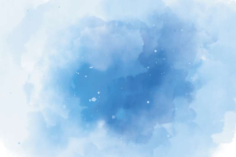 Moderner aquarellhimmel des vinylteppichs - TenStickers