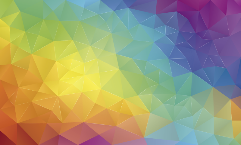 Vinyl Teppich geometrisch geometrisches spektrum - TenStickers