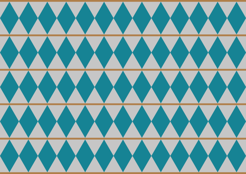 Schweden Design geometrischer Vinyl Teppich - TenStickers