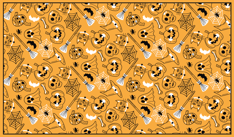 Vinyl Teppich Halloween gruseliges halloween - TenStickers