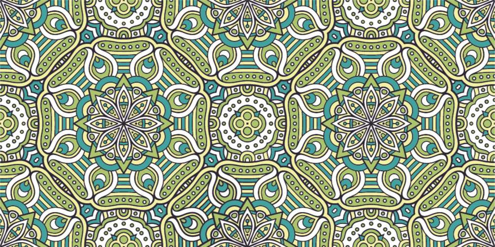 Vinyl Teppich Mandala mandala-muster - TenStickers