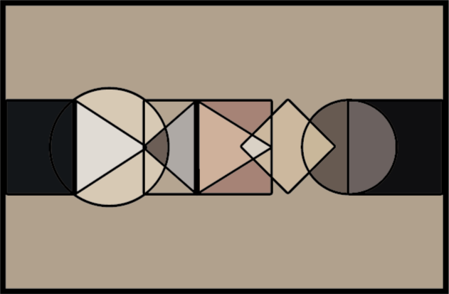 Vinyl Teppich geometrisch abstrakte geometrien - TenStickers