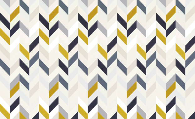 Vinyl Teppich geometrisch chevron-zickzack-muster - TenStickers