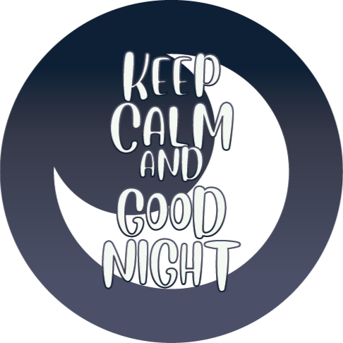 Vinyl Teppich Spruch ruhige gute nacht - TenStickers