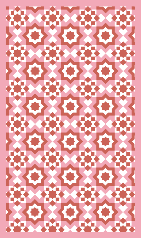 Vinyl Teppich Fliesenoptik mosaikfliesen-design - TenStickers