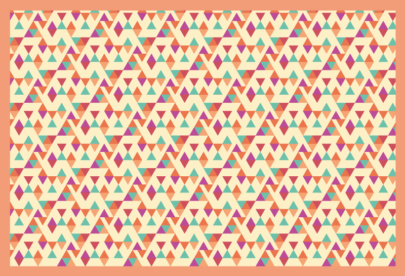 Vinyl Teppich Mosaik läufer mit mosaikmuster - TenStickers