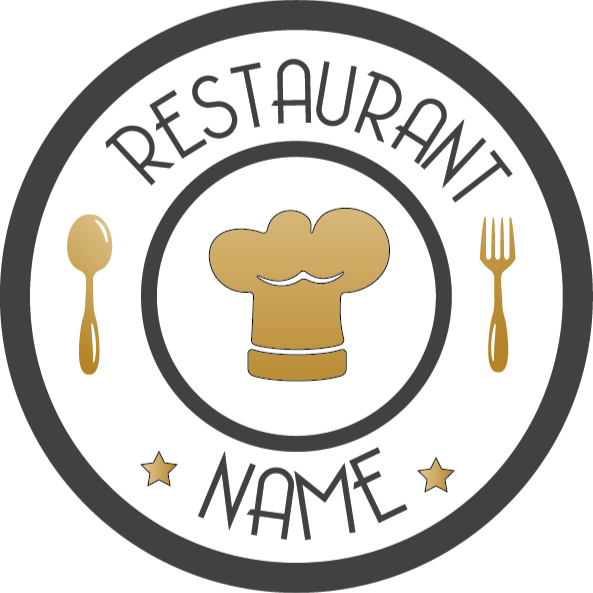 Vinylteppich mit Name Personalisierter restaurantname - TenStickers