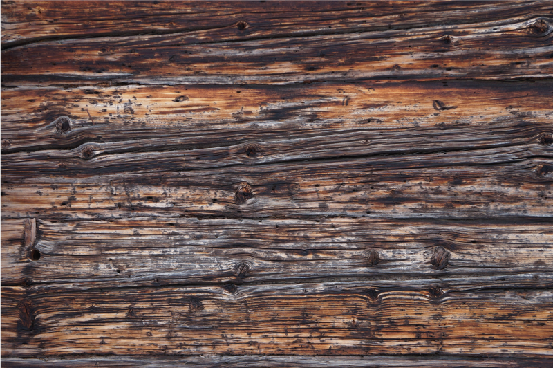 Vinylteppich Holzoptik rustikales holzdetail - TenStickers