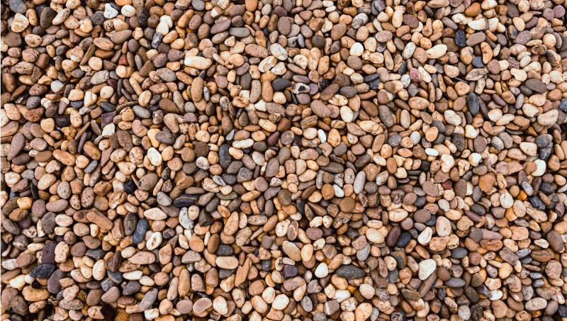 Vinyl Teppich Steinoptik kieselsteinstrukturierte oberfläche - TenStickers