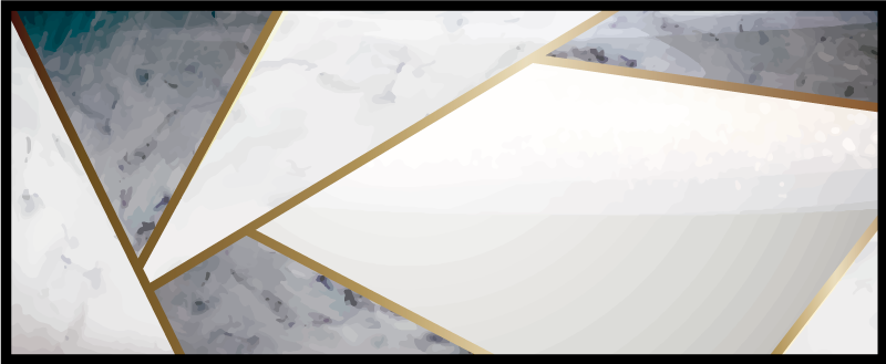 Vinyl Teppich Textur geometrische marmorakzente - TenStickers