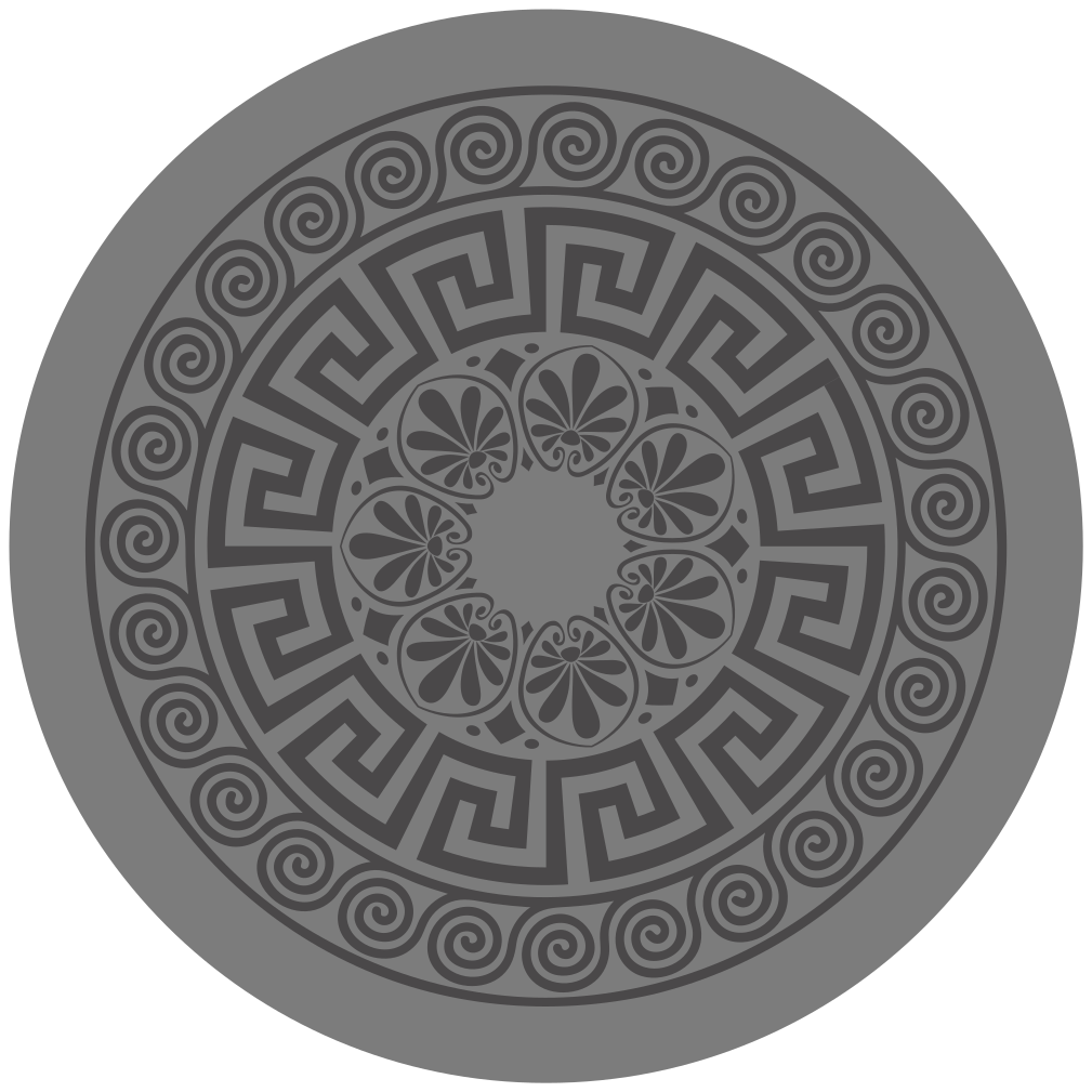 Vinyl Teppich Mandala mandala-inspiriertes motiv - TenStickers