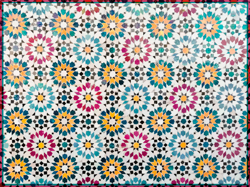 Vinylteppich Mosaik Mediterranes mosaikmuster - TenStickers