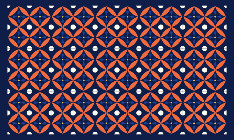 Vinyl Teppich geometrisch geometrisch gemusterte anzeige - TenStickers